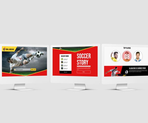 Sport Website UI/UX Design